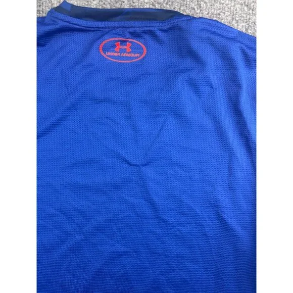 Under Armour UA Raid Long Sleeve T-Shirt Men’s Large Electric Blue Athletic Run - Picture 9 of 9